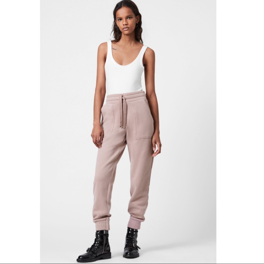 Allsaints Lucia Women’s Sweatpants size US 6 in Morning Mauve